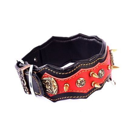 Heavy Duty Decorative Dog Collar - Adjustable