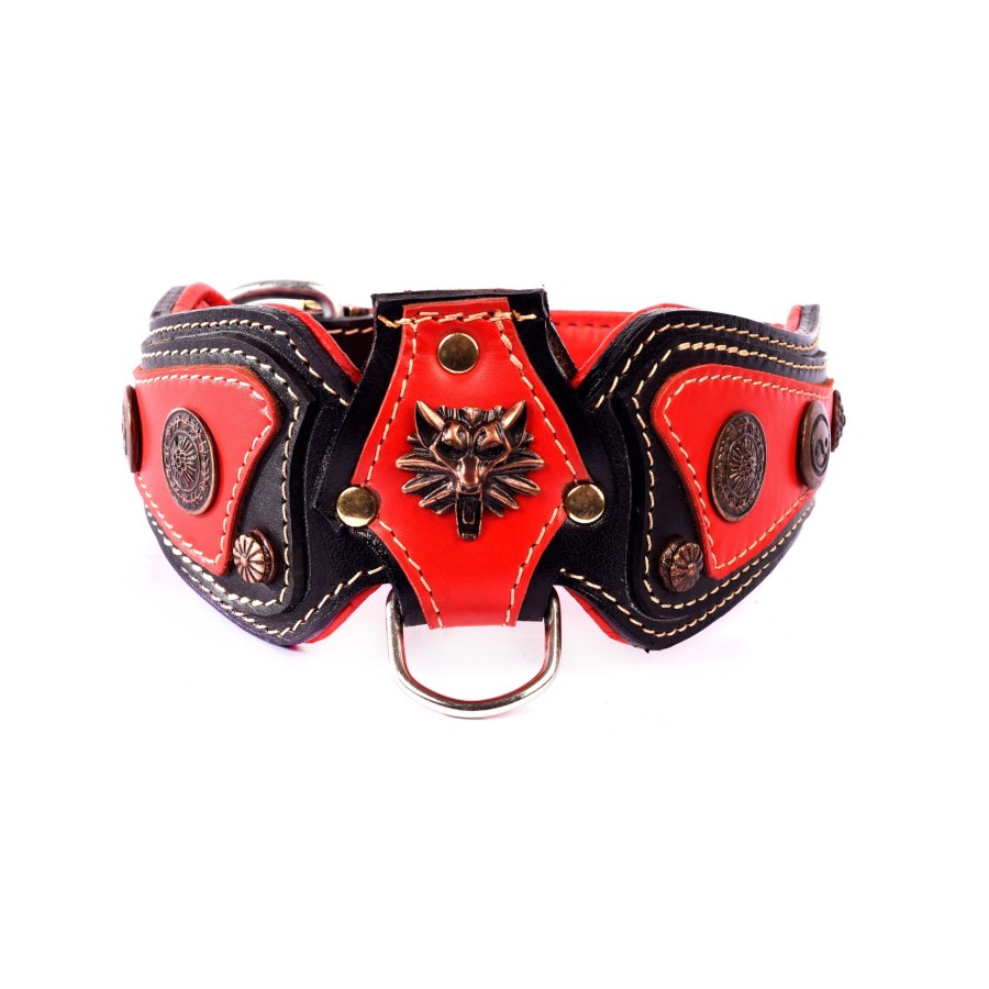 Leather Dog Collar for Large Dogs - Adjustable