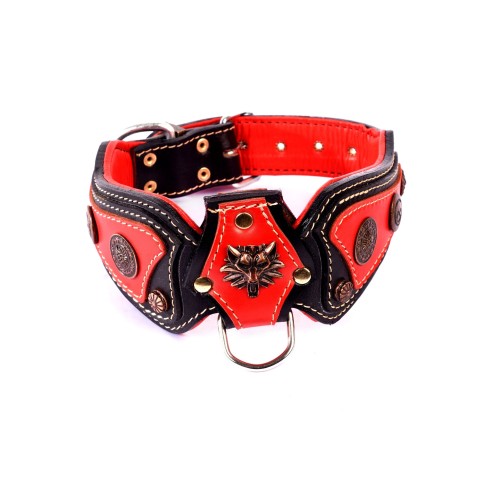 Leather Dog Collar for Large Dogs - Adjustable